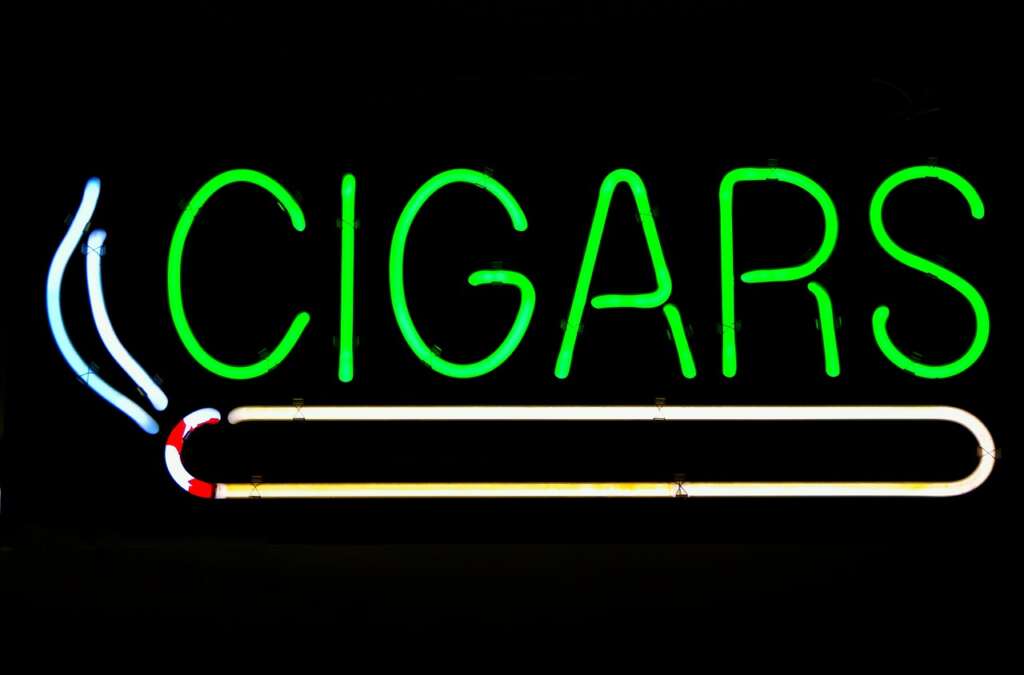 cigar shop sign